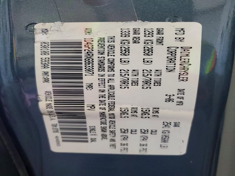 2006 Dodge Grand Caravan se