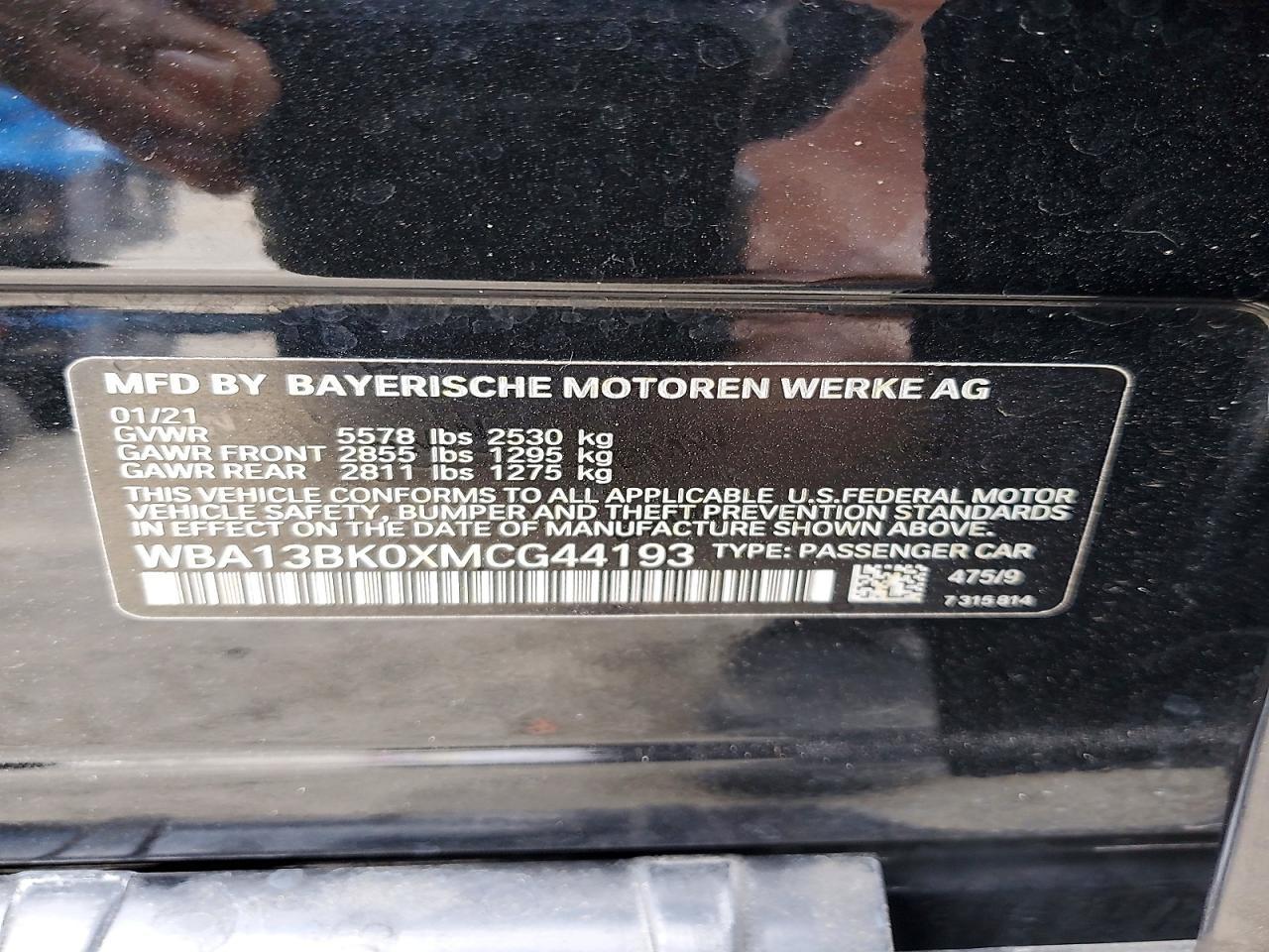 2021 BMW M550xi