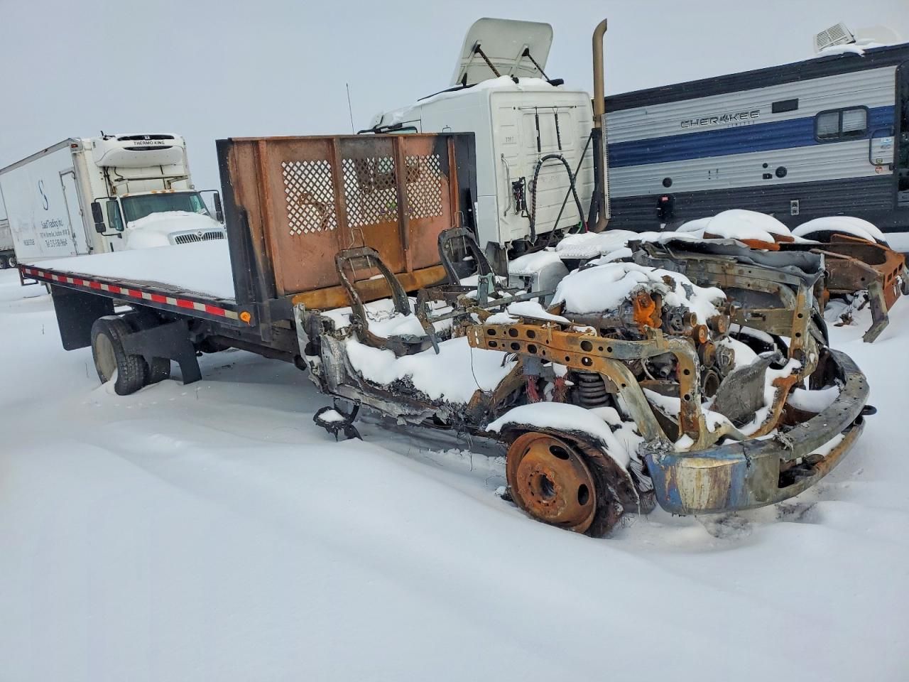 2021 Ford F550 Super Duty Flatbed Truck