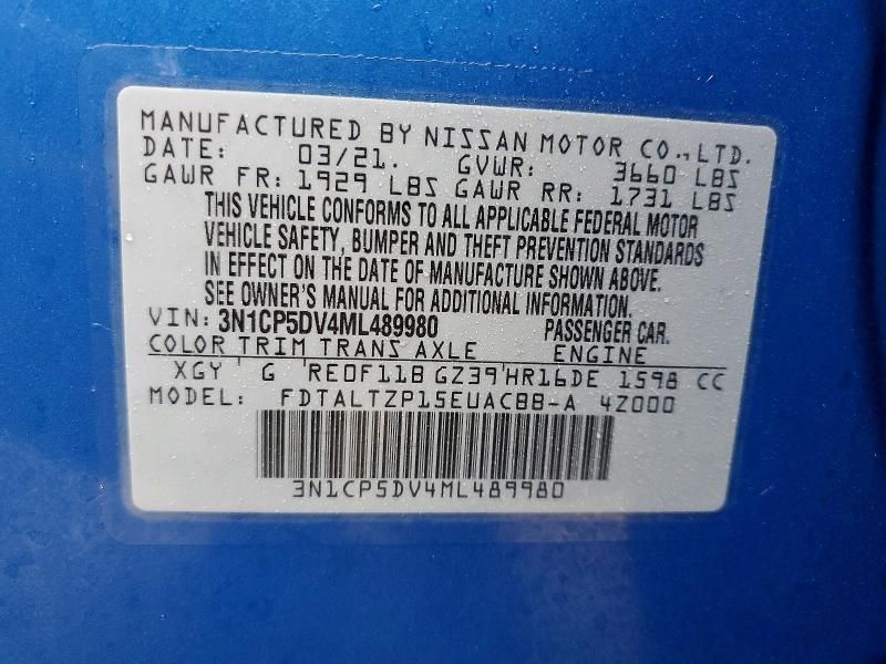 2021 Nissan Kicks sr