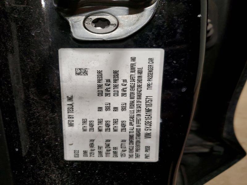 2022 Tesla Model 3