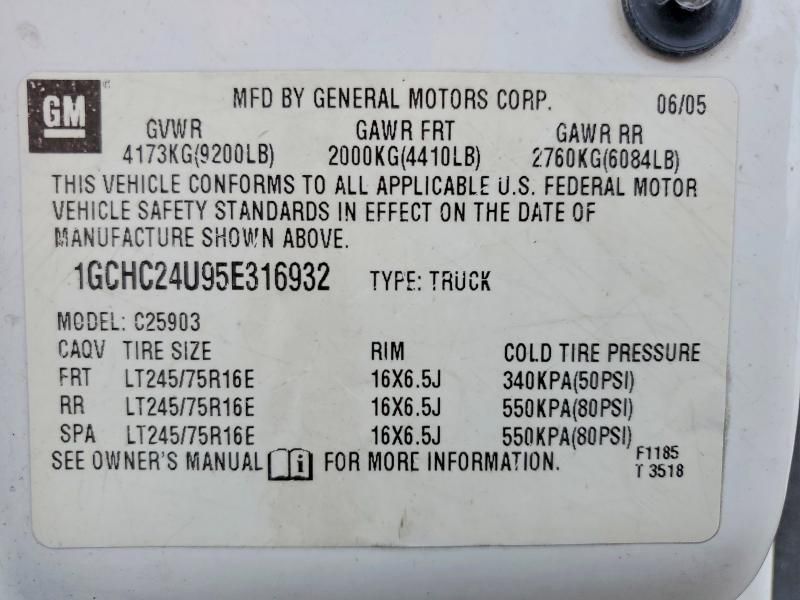 2005 Chevrolet Silverado C2500 Heavy Duty