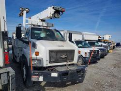 Chevrolet salvage cars for sale: 2007 Chevrolet C7500 Cable Placer Bucket Truck