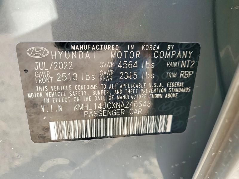 2022 Hyundai Sonata n Line