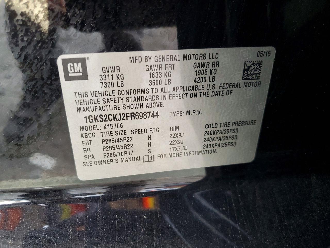 2015 GMC Yukon Denali