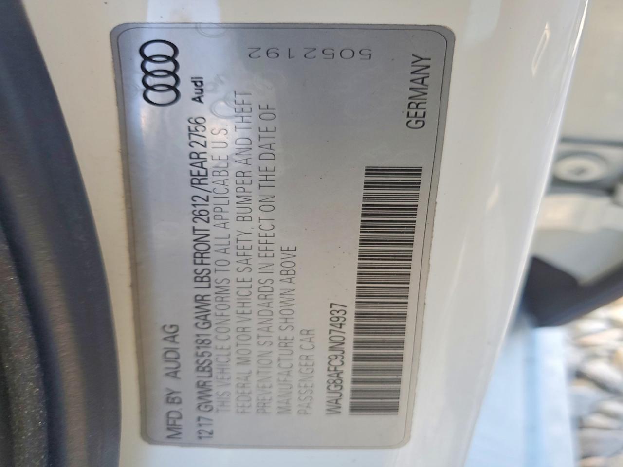 2018 Audi A6 Premium Plus