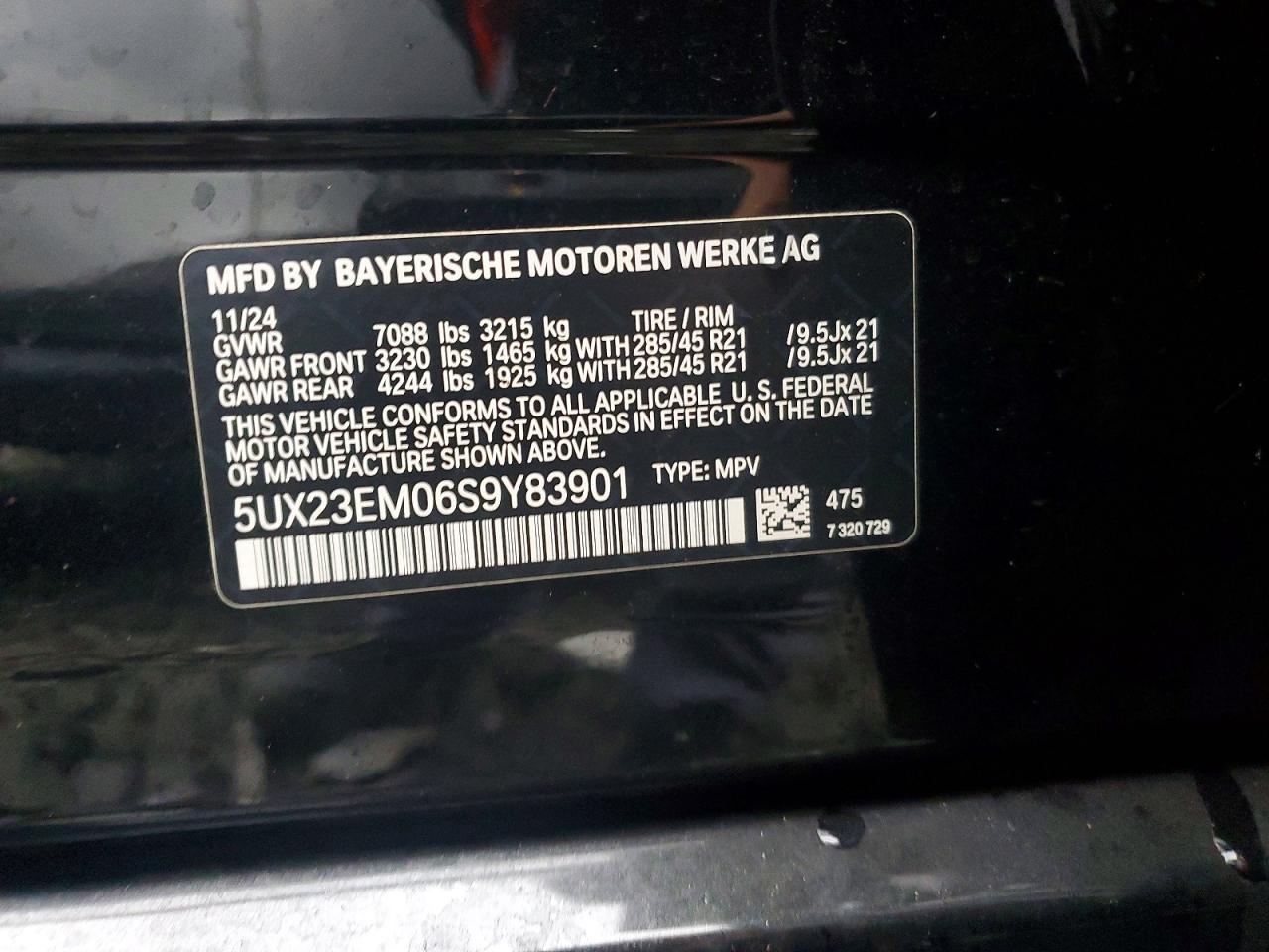 2025 BMW X7 Xdrive40i