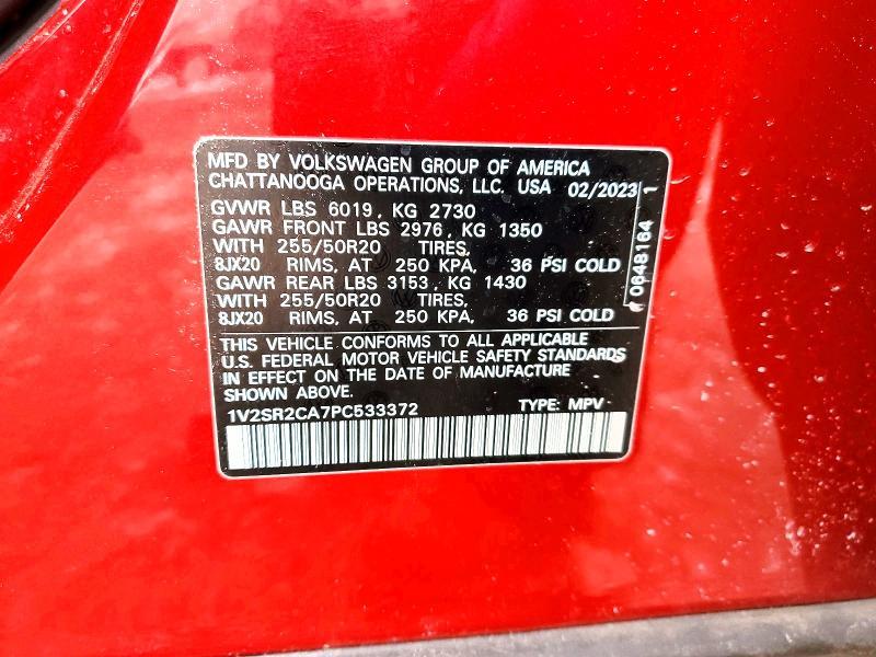 2023 Volkswagen Atlas sel R-line