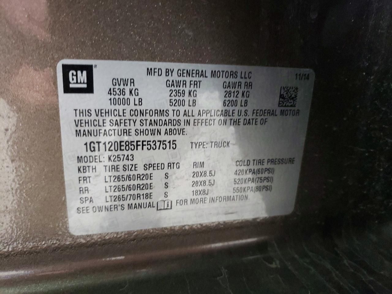 2015 GMC Sierra K2500 Denali