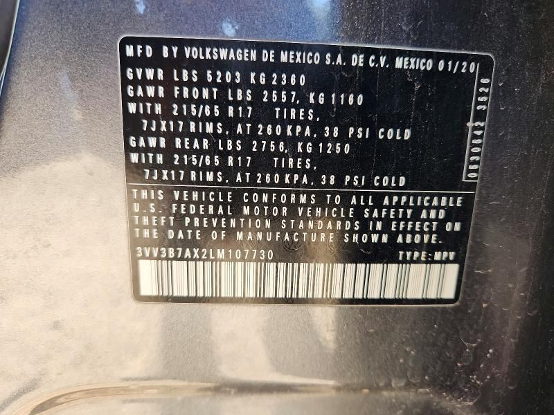 2020 Volkswagen Tiguan se