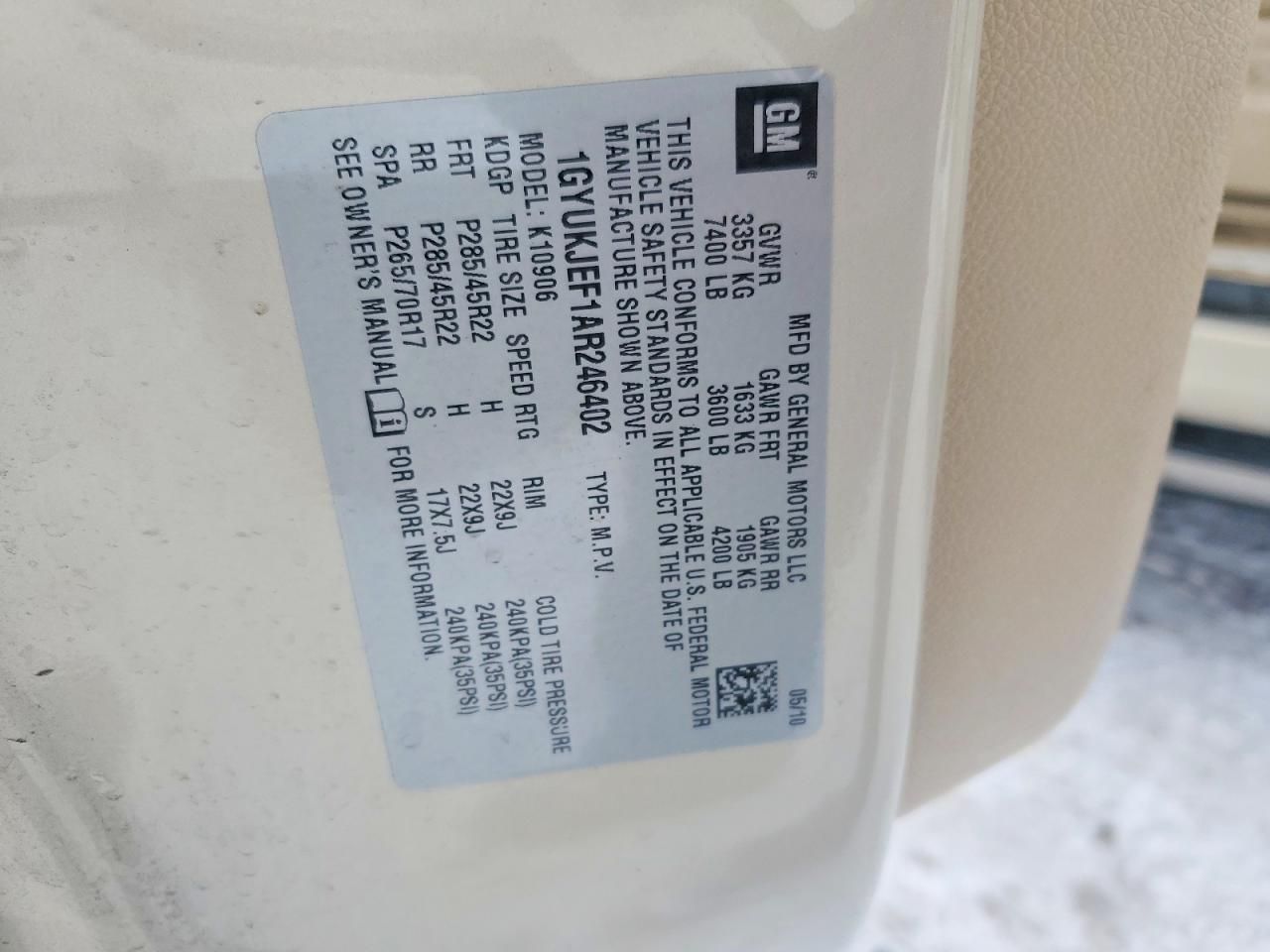 2010 Cadillac Escalade esv Premium