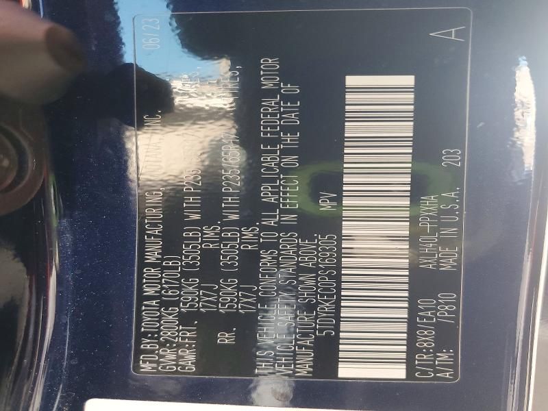 2023 Toyota Sienna xle