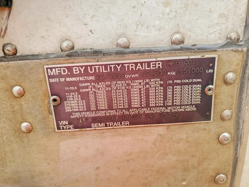 2013 Utility Vs2ra-refrigerated van Trailer