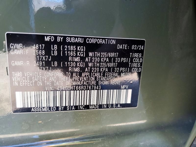 2024 Subaru Crosstrek Wilderness