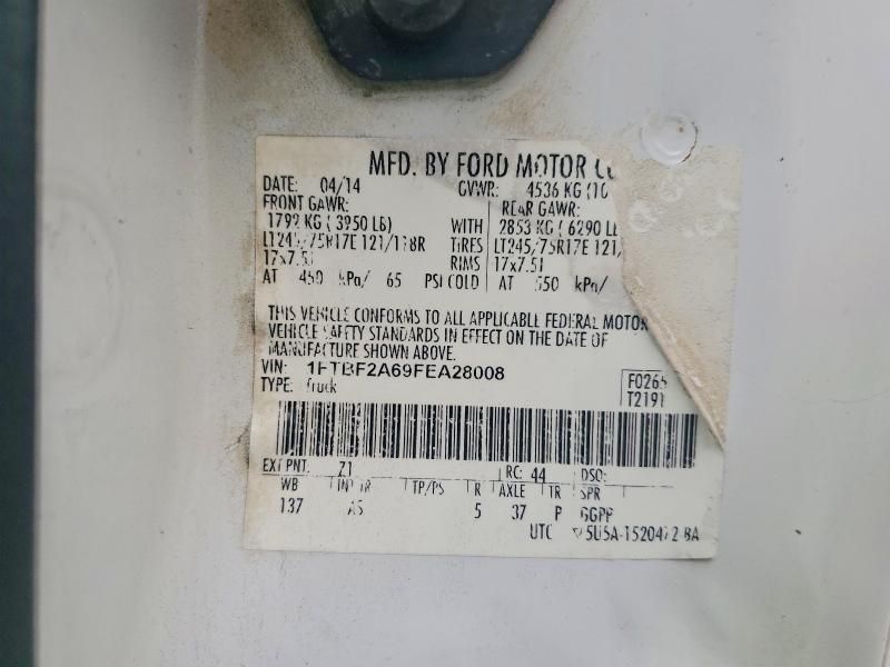 2015 Ford F250 Super Duty Utility / Service Truck