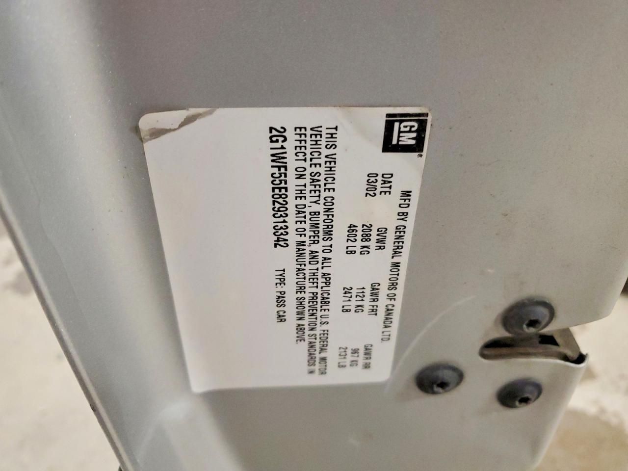 2002 Chevrolet Impala