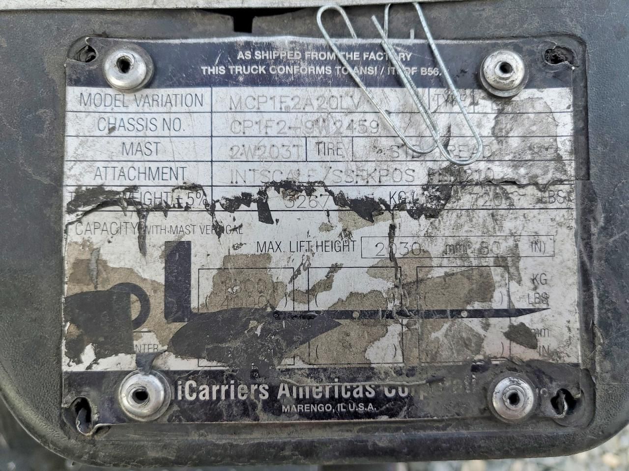 2013 Nissan Forklift