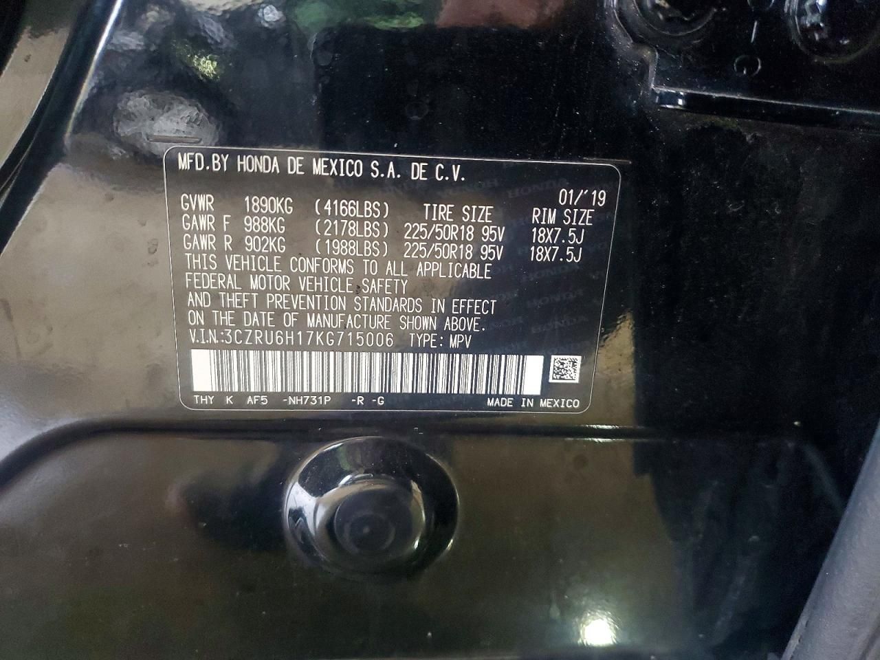 2019 Honda Hr-v Sport