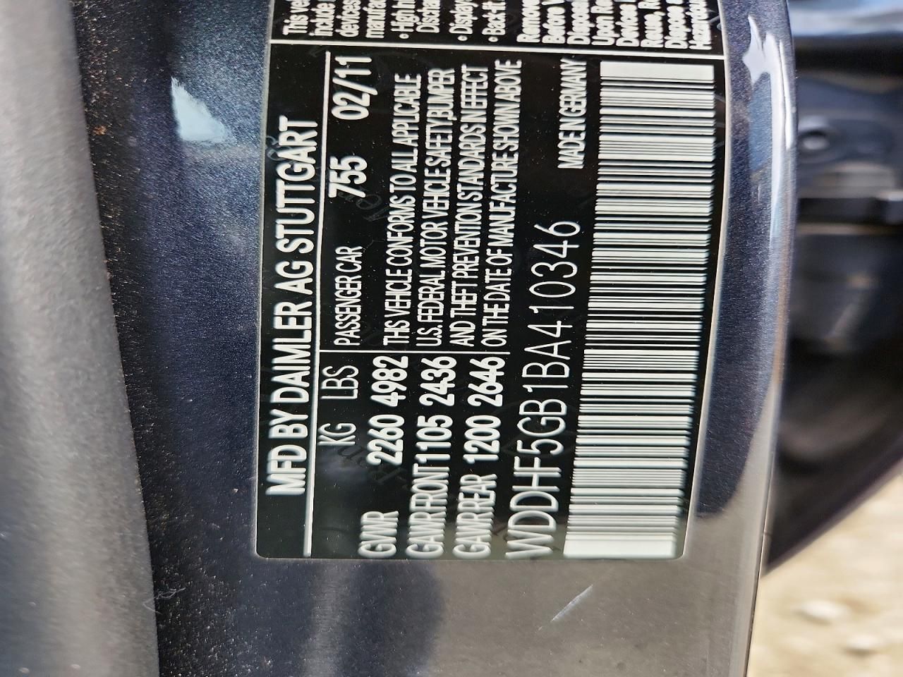 2011 Mercedes-Benz E 350