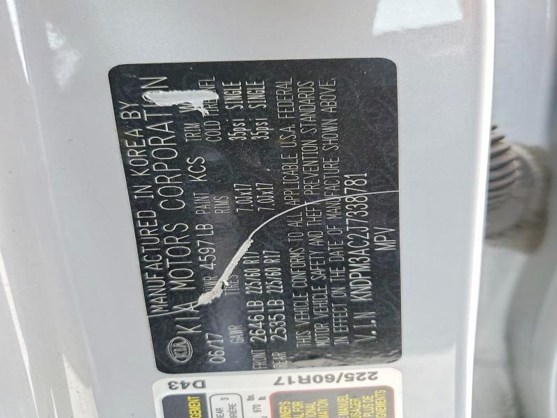 2018 KIA Sportage lx