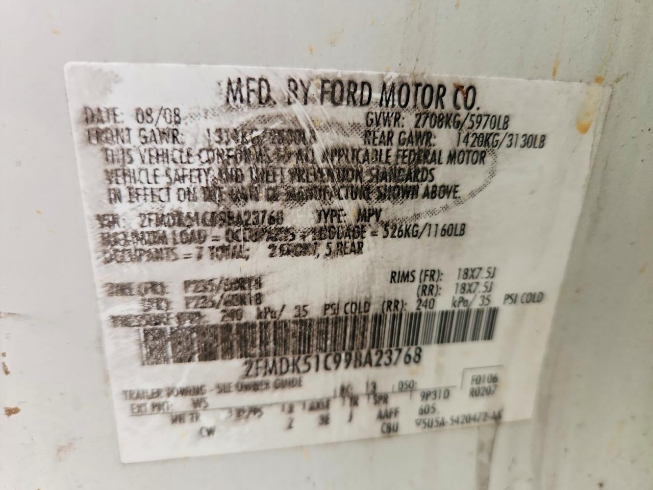 2009 Ford Flex se