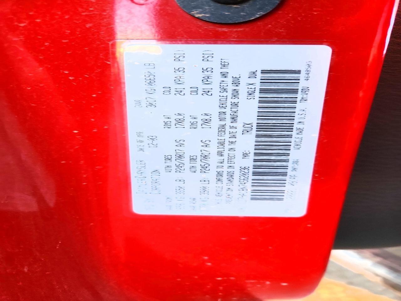 2004 Dodge Ram 1500 st