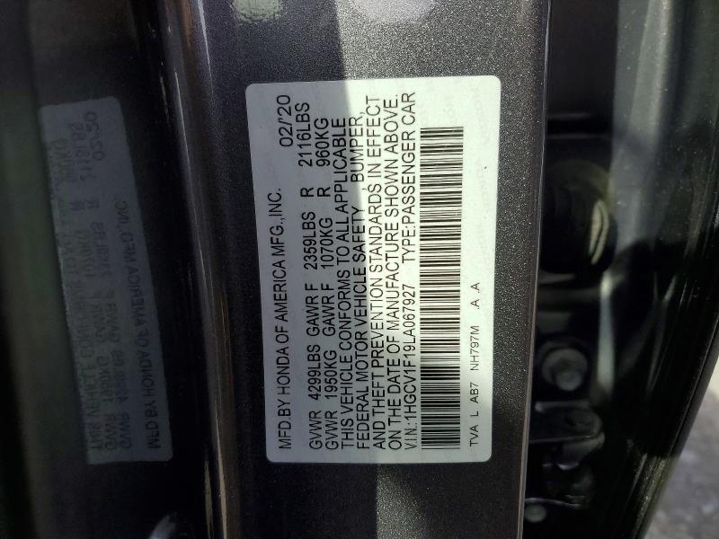 2020 Honda Accord lx