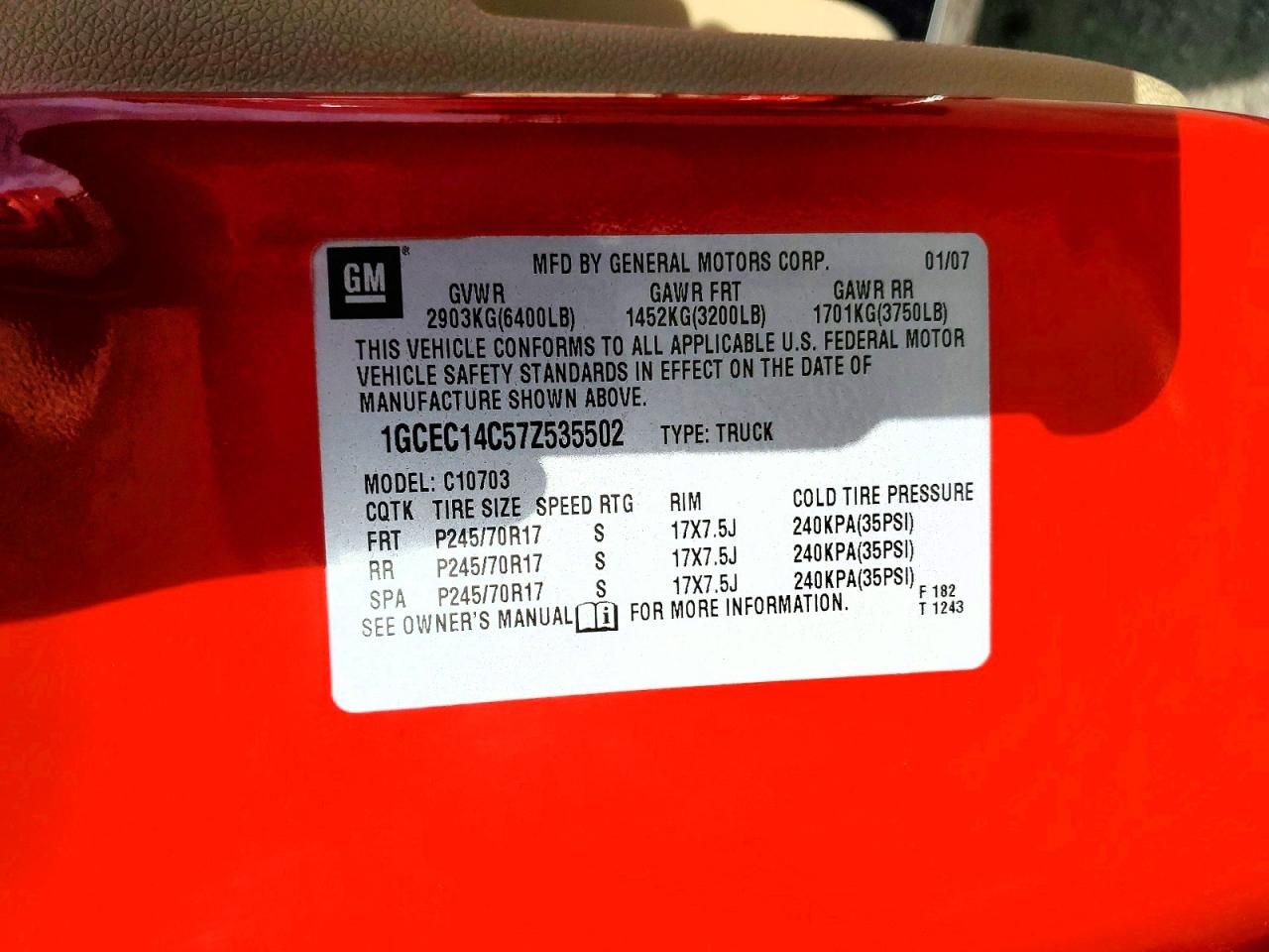 2007 Chevrolet Silverado C1500