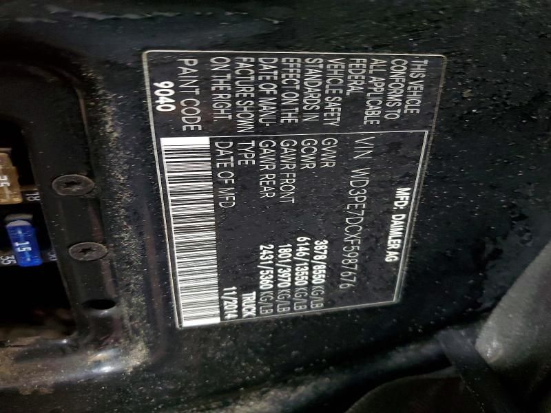 2015 Mercedes-Benz 2015 Mercedes Benz Sprinter 2500 Utility / Service