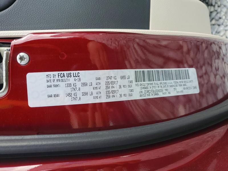 2018 Chrysler Pacifica Touring Plus