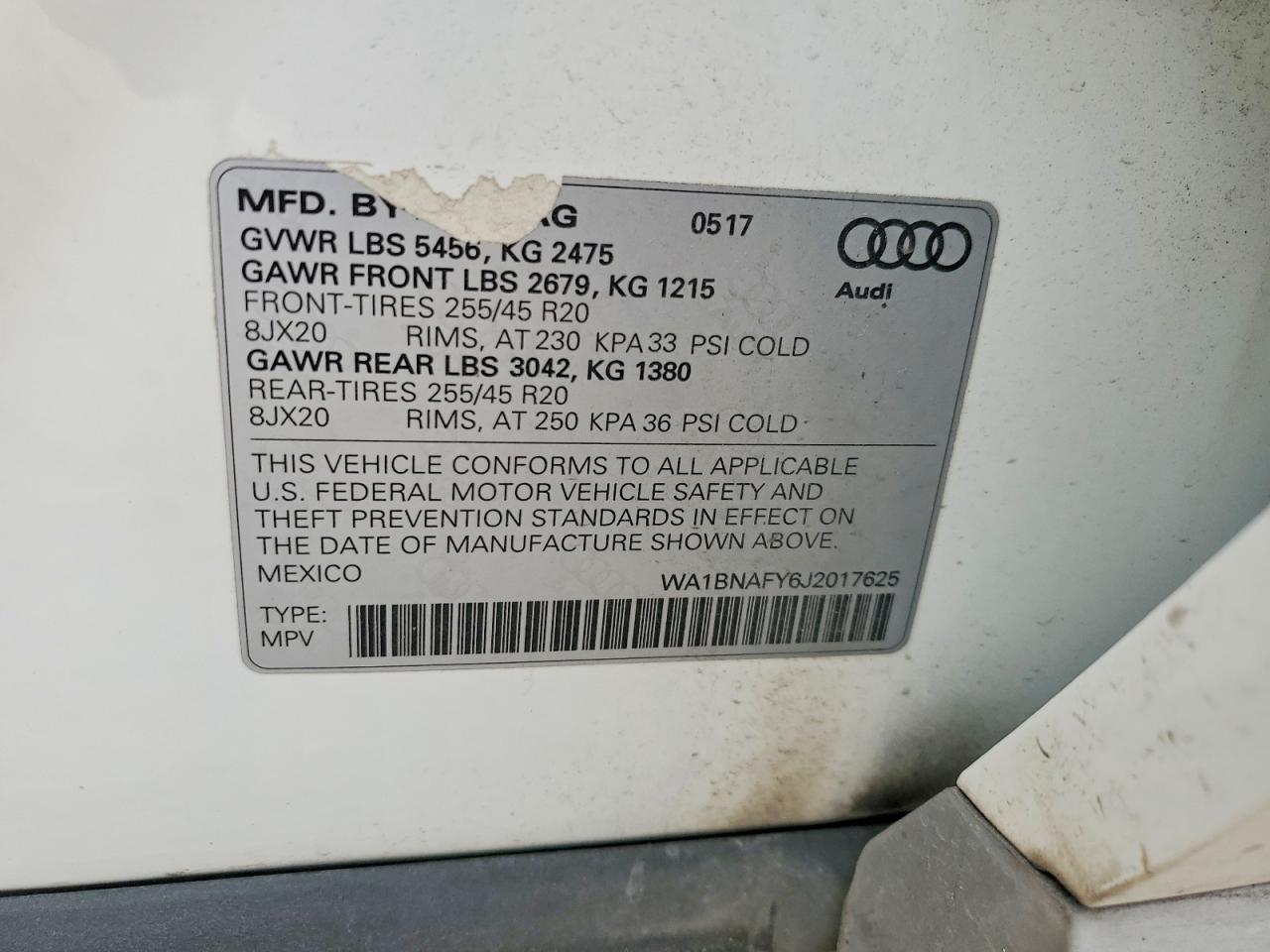 2018 Audi Q5 Premium Plus