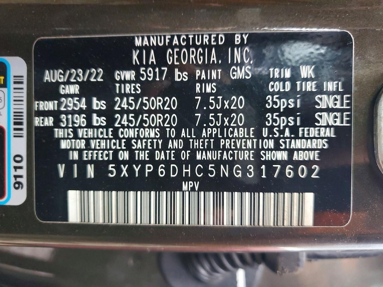 2022 KIA Telluride s