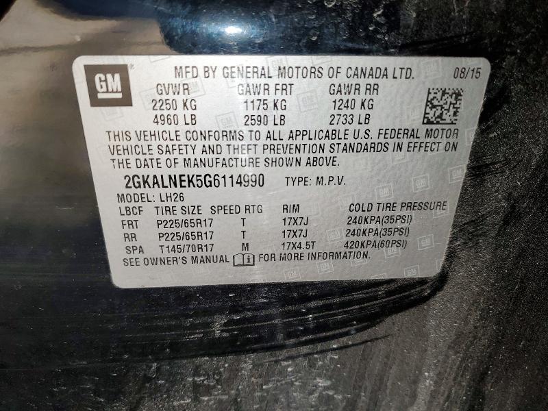 2016 GMC Terrain sle