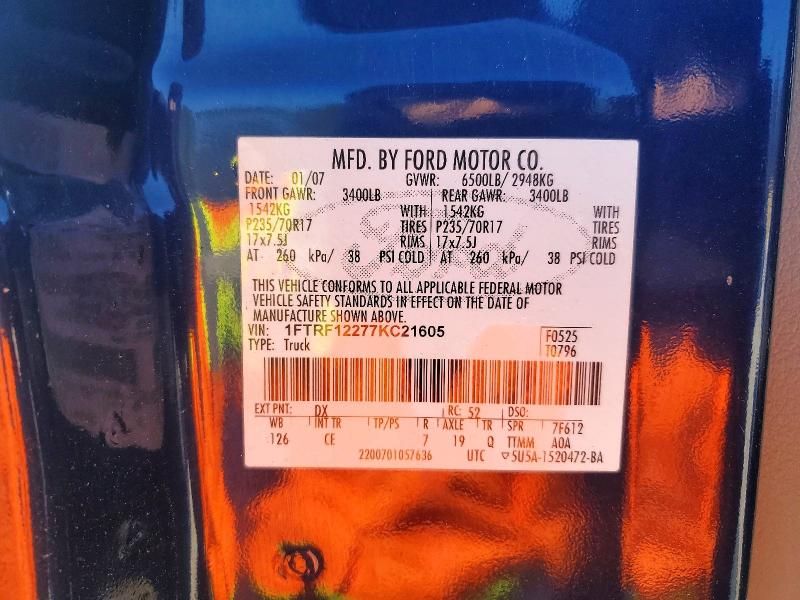 2007 Ford F150