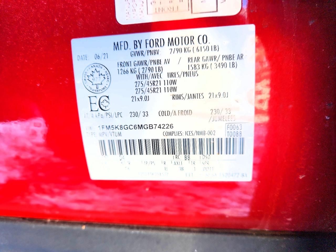 2021 Ford Explorer st