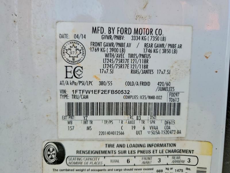 2014 Ford F150 Supercrew