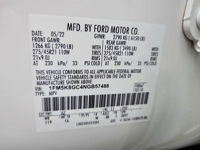 2022 Ford Explorer st