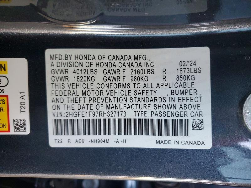 2024 Honda Civic Touring