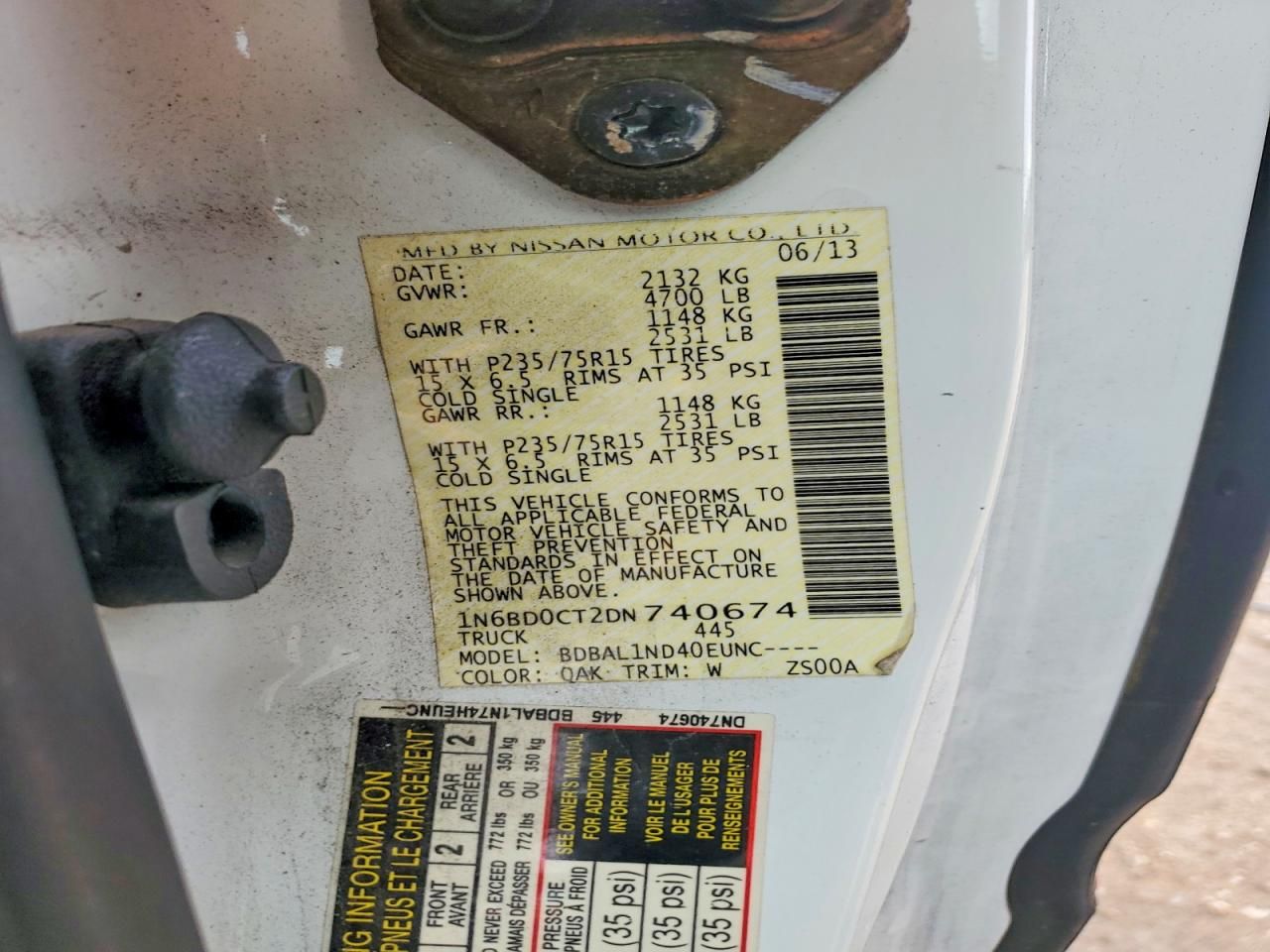 2013 Nissan Frontier s