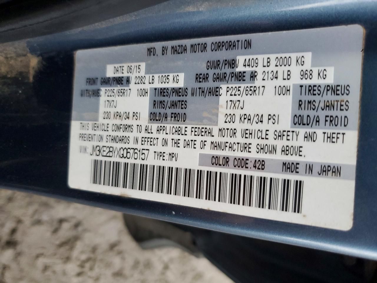 2016 Mazda Cx-5 Sport