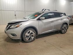 Salvage cars for sale from Copart Ham Lake, MN: 2017 Nissan Murano s