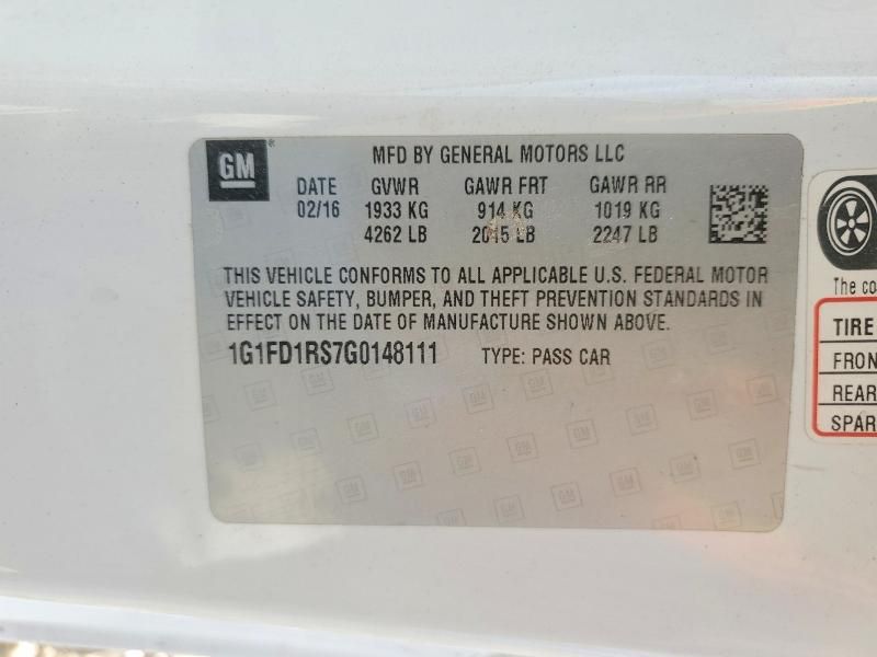 2016 Chevrolet Camaro lt