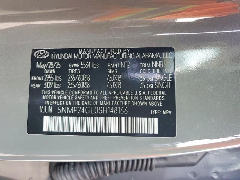 2025 Hyundai Santa fe sel