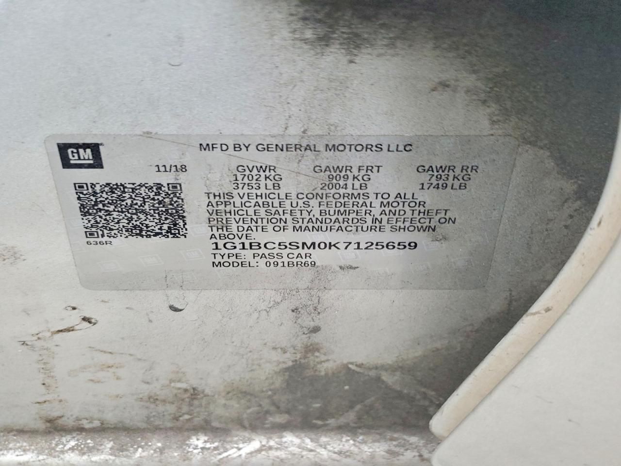 2019 Chevrolet Cruze ls