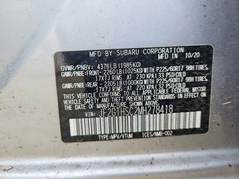 2021 Subaru Crosstrek Sport