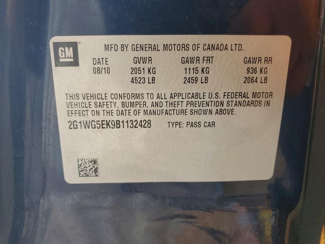 2011 Chevrolet Impala lt