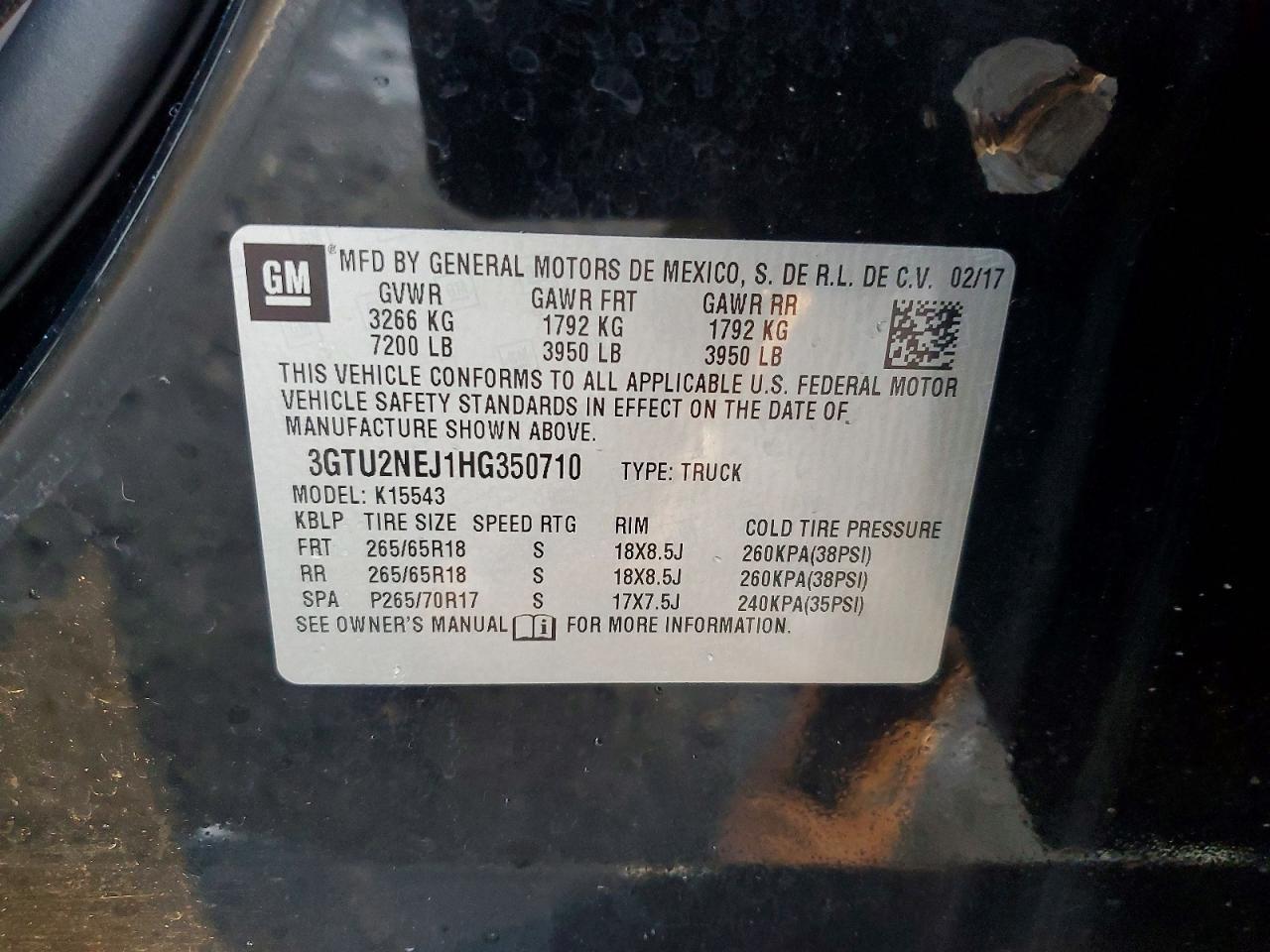 2017 GMC Sierra K1500 slt
