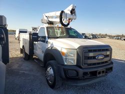 Salvage trucks for sale at Houston, TX auction: 2012 Ford F550 Super Duty Bucket Truck