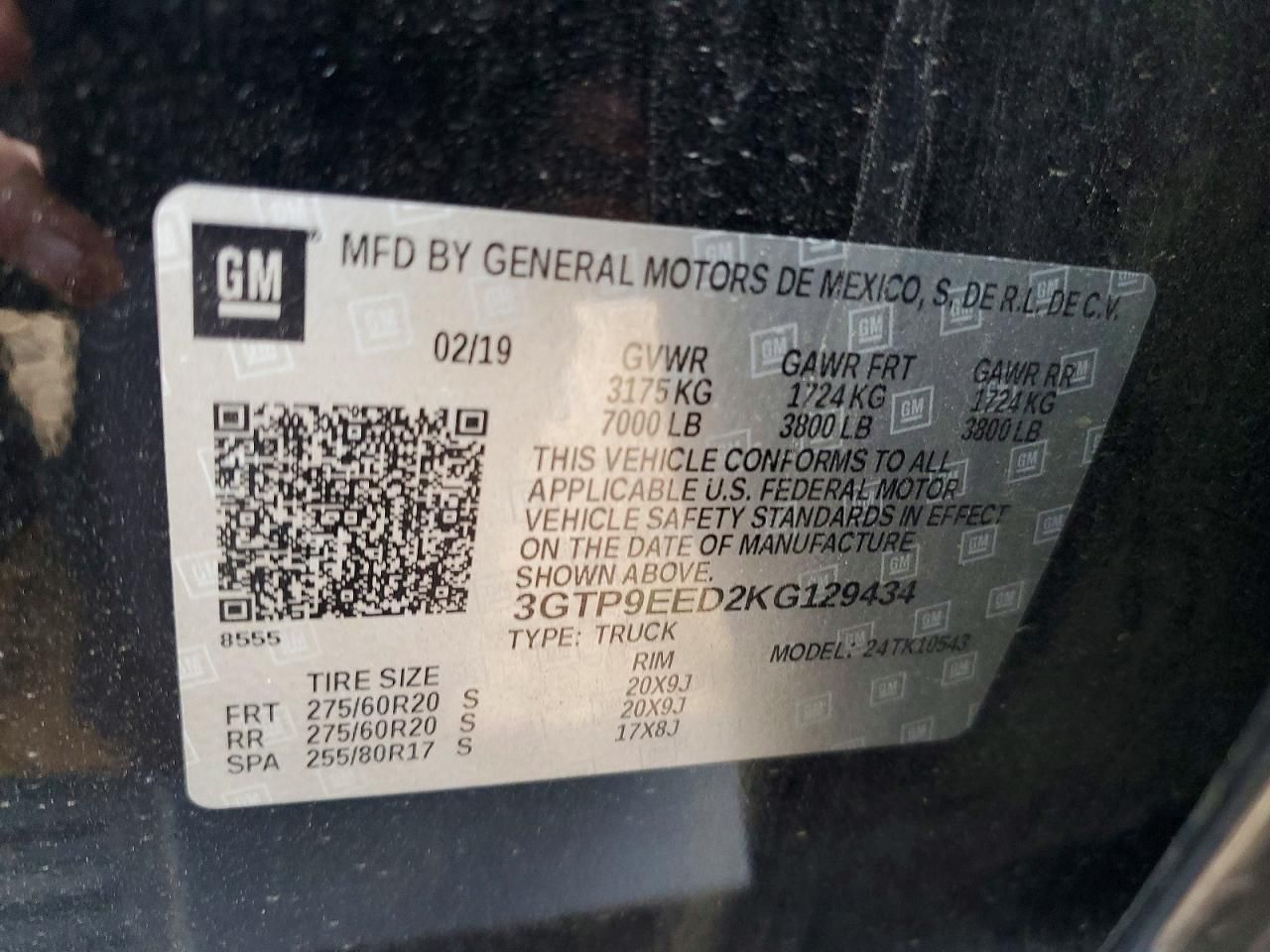 2019 GMC Sierra K1500 AT4