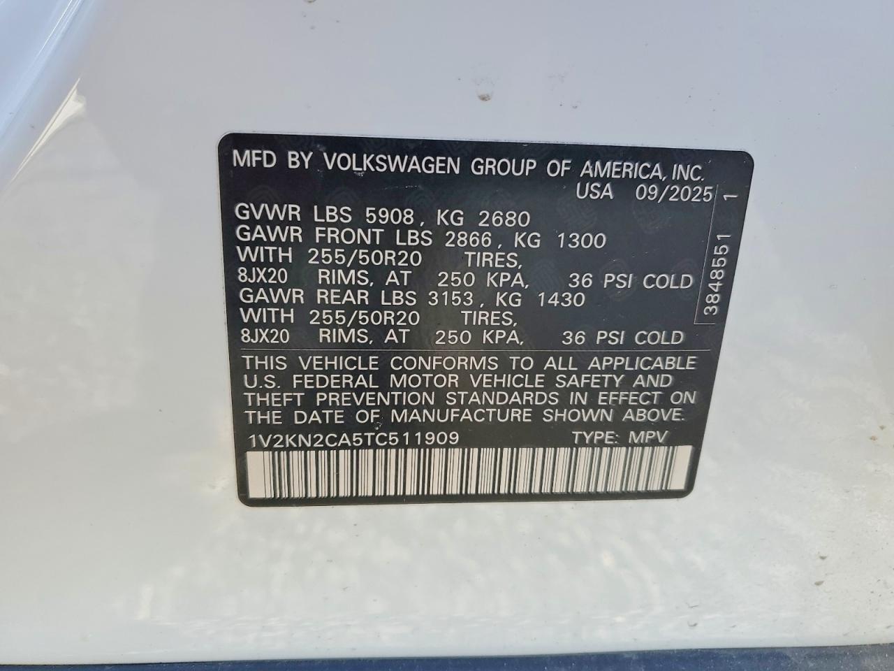 2026 Volkswagen Atlas se